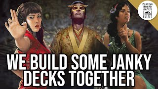 We build three janky decks for our Drowned City Re-Run! (ARKHAM HORROR: THE CARD GAME)