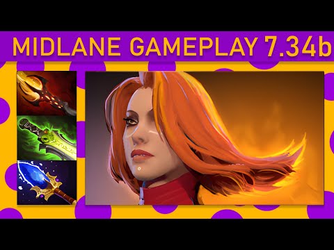 ⭐ Bob Lina Mid Gameplay - Dota 2 Top MMR
