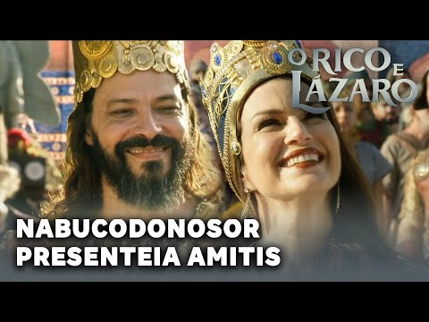 O RICO E LAZARO: Nabucodonosor presenteia Amitis com Jardins Suspensos da Babilônia