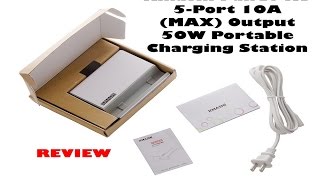Kmashi Pando K3 5 Port 10A MAX Output 50W Portable Charging Station Review