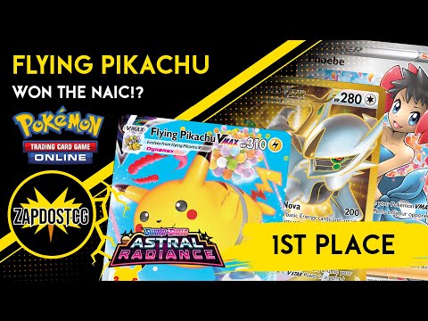 1st Place AzullGG's Flying Pikachu VMAX Arceus VSTAR Deck Won NAIC (Pokemon TCG)