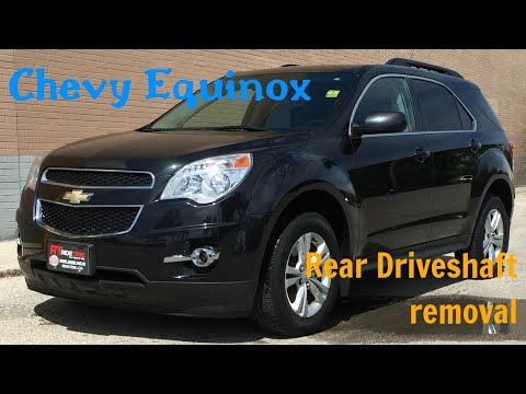 Chevy Equinox rear driveshaft removal