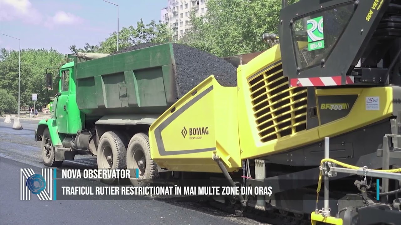 Traficul rutier restricționat în mai multe zone din oraș