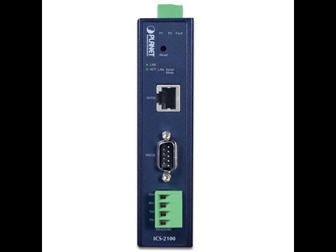 ICS-2100 Industrial Serial to Ethernet Converter