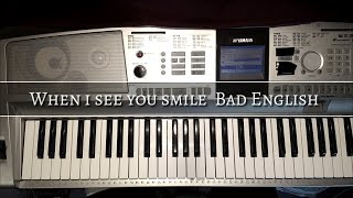 When I see you smile Bad English cover Audacity