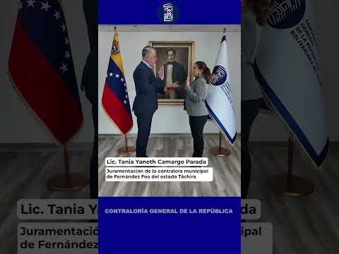 Contraloría Municipal de Fernández Feo en el estado Táchira tiene nueva autoridad