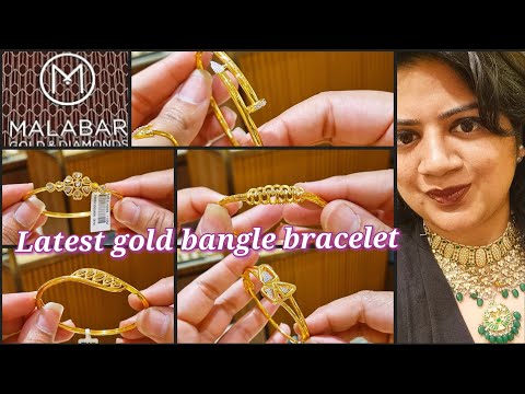 Malabar gold bangle bracelet | Malabar gold bangles collection | Gold bangles designs 2024