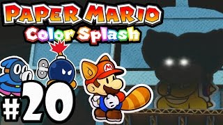 Paper Mario Color Splash - Wii U Gameplay Walkthrough PART 20 - Fort Cobalt: VS Ludwig Koopa Boss