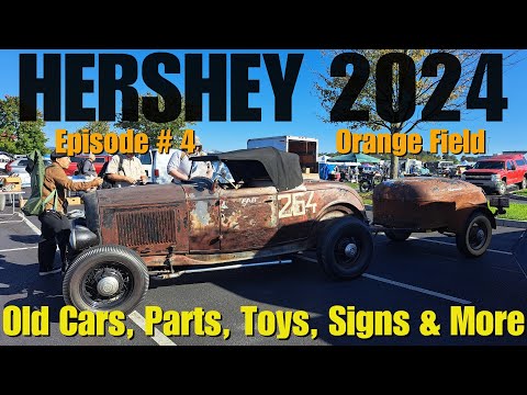 Searching the Orange Field at the World's Largest swap meet in Hershey Pennsylvania for rusty gold.