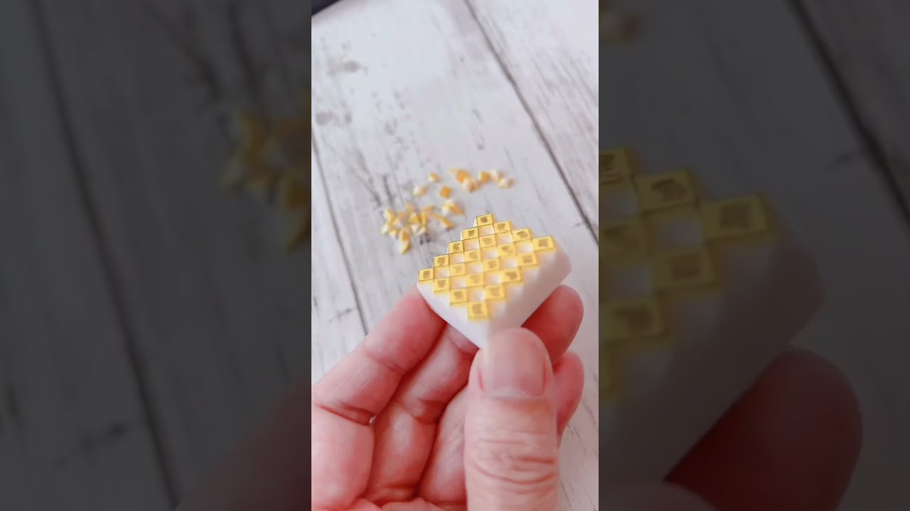 ダイヤ柄の消しゴムはんこ　7月の手帳#shorts  # #手帳デコ #セリア