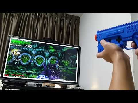 PC game Aliens extermination (Stage 3 : Stronghold) with Sinden lightgun