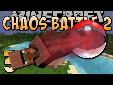 EPIC Chaos Battle in Minecraft ft. POKEBALL!!