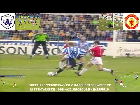 SHEFFIED WEDNESDAY FC V MANCHESTER UNITED FC – 21ST NOVEMBER 1998 – HILLSBOROUGH – SHEFFIELD