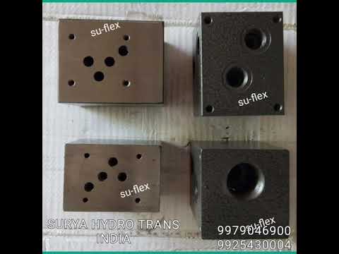 Hydraulic manifold block