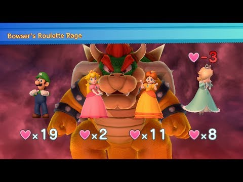Mario Party 10 Bowser Party #311 Luigi, Peach, Daisy, Rosalina Chaos Castle Master Difficulty