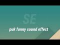Puk funny sound effect।।  sound effect।।