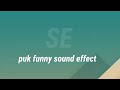 Puk Funny Sound Effect Sound Effect