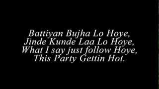 This Party Gettin Hot - Jazzy B - Yo Yo Honey Singh ( Mp3 _ Lyrics )