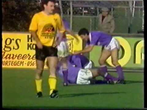 KRC HARELBEKE - THOR WATERSCHEI : 2-2 (2de Nationale seizoen1986-1987)