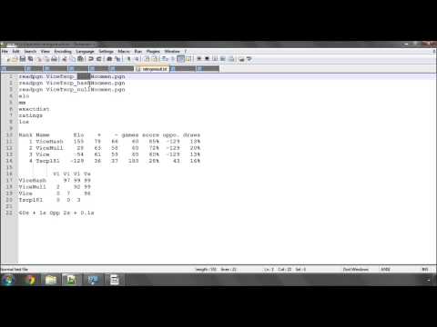 Programming A Chess Engine in C Part 86 - Test Results, Debug Test Run