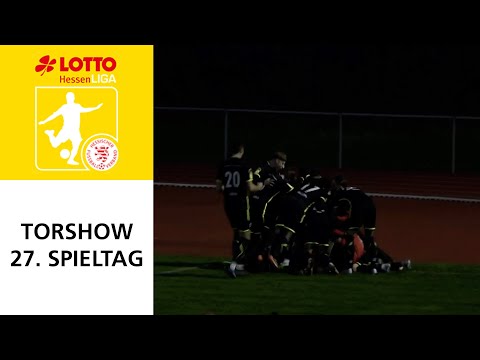 Torshow 27. Spieltag LOTTO Hessenliga 2022/2023