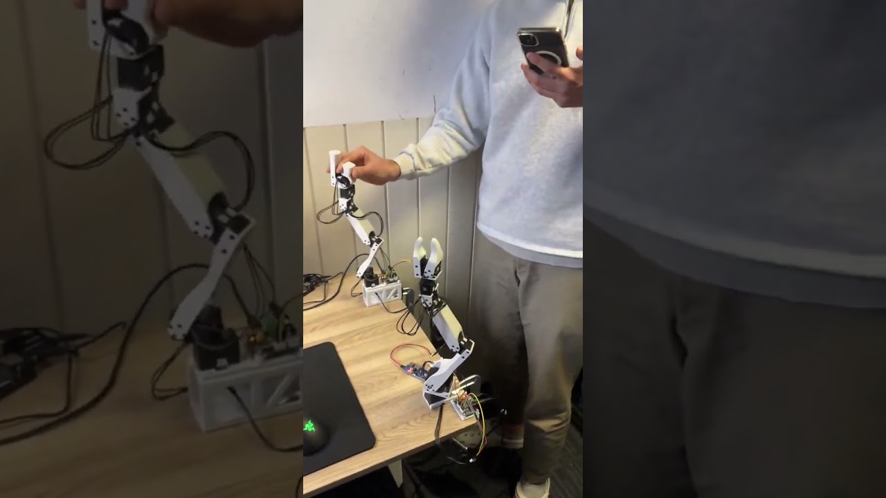 $400 robot arm. 3D printed. 1d setup.