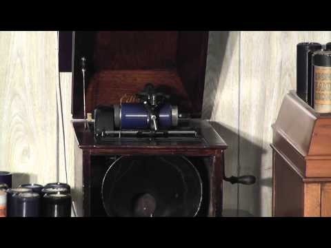 Edison blue amberol cylinder 2034 - Gold & Silver Waltz by the National Promenade Band