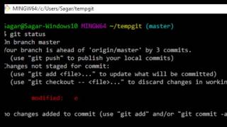 How to add and commit files in single command in git