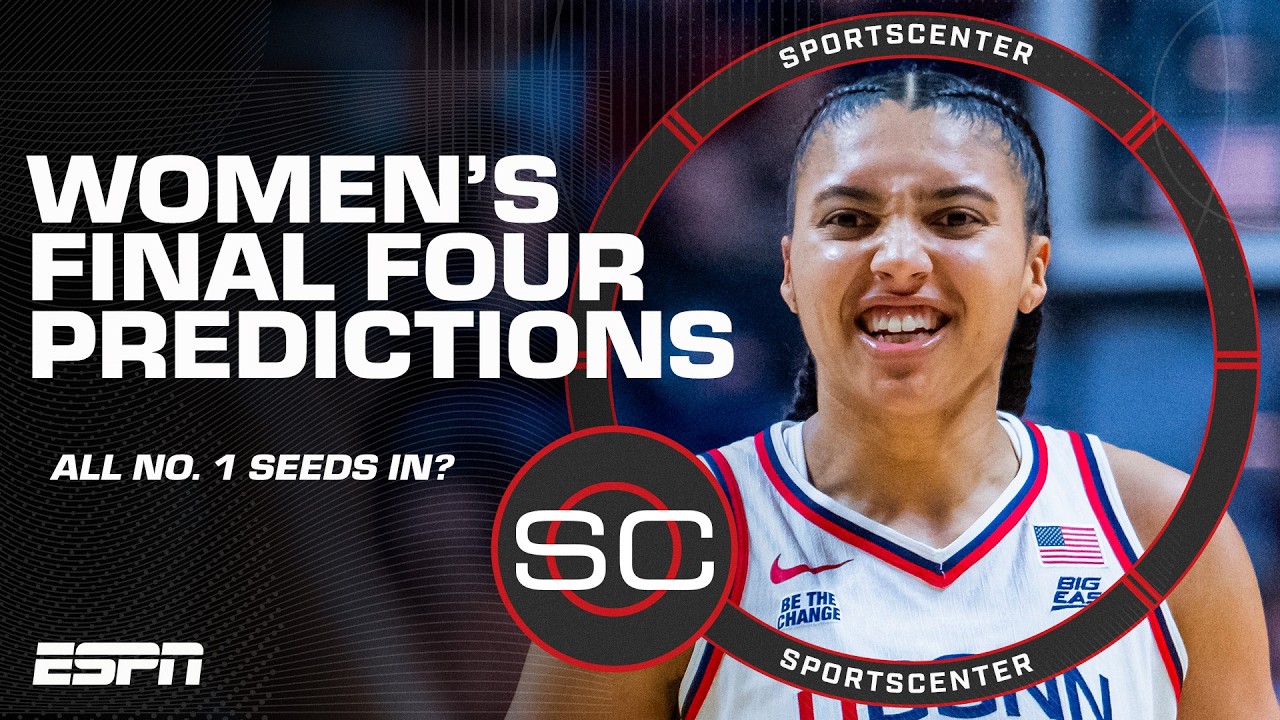Andraya Carter has ALL No. 1 seeds in the Final Four in the Women's NCAA tournament | SportsCenter