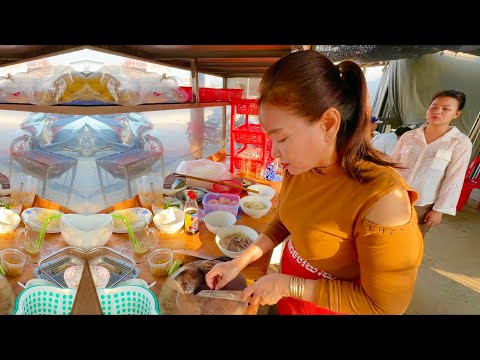 BEST Street Food Tour Around Cambodia Market - Cambodian Routine Food & Lifestyle