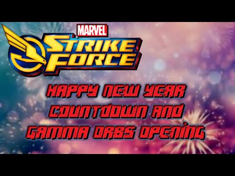 Marvel Strike Force:  Happy New Year - Countdown & Gamma Orb Opening
