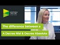 The difference between a Decree Nisi and a Decree Absolute in UK Divorce
