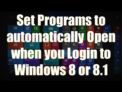 HOW-TO: Autostart a Program when you Login on Windows 8 and 8.1 using the Startup folder