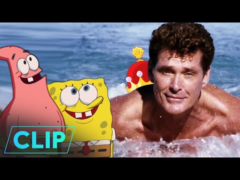 The SpongeBob SquarePants Movie (2004) | David Hasselhoff To The Rescue! | Tom Kenny