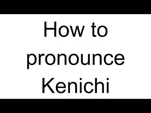 How to Pronounce Kenichi (Japanese)