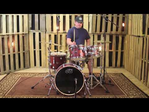 DW Performance Series Tobacco Stain Drum Set - 20, 10, 12, 14, 5.5x14