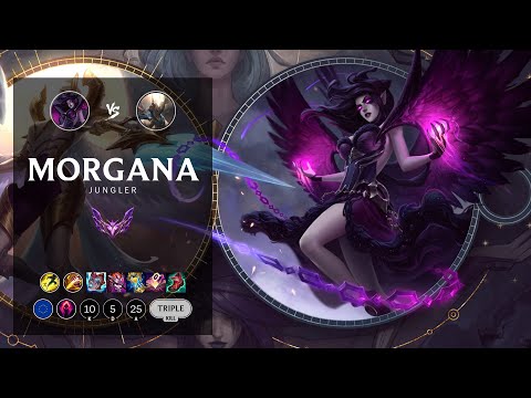Morgana Jungle vs Pantheon - EUW Master Patch 12.14