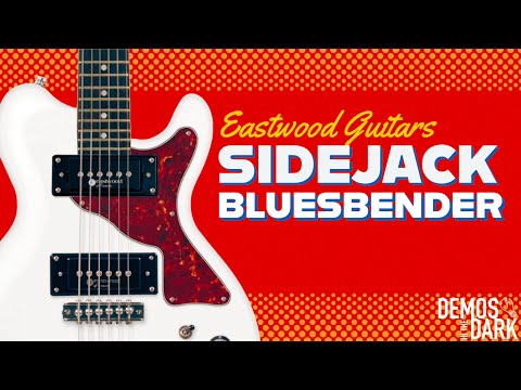 Eastwood  Sidejack  Bluesbender Custom art guitar -  Mosrite Tribute image 12
