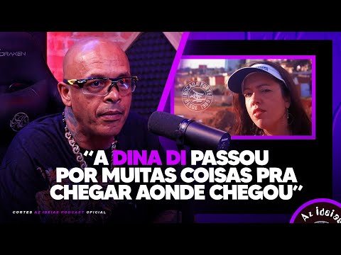 DINA DI FACED A LOT TO GET TO WHERE SHE IS [SANDRÃO RZO] - Cortes Az Ideias Podcast