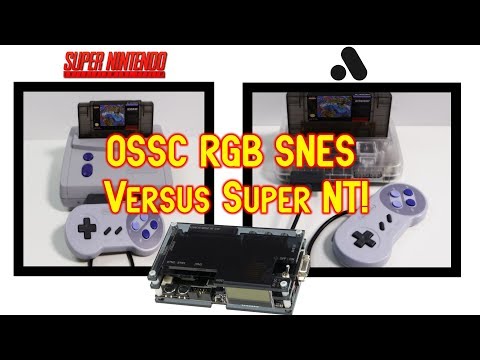 Analogue Super NT Versus OSSC 1.6 Super Nintendo RGB SNS-101 Output