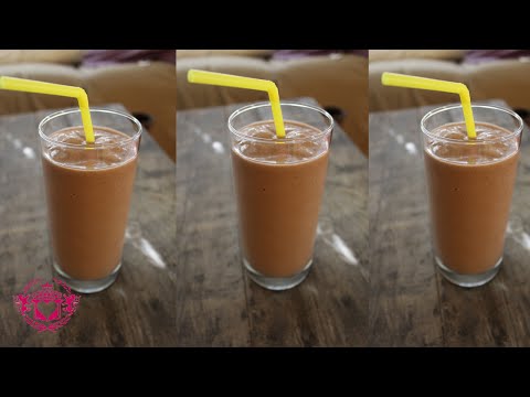 How to make a Banana and Chocolate Milkshake