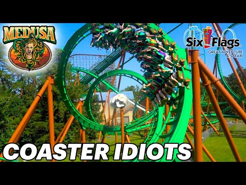 Great Adventure's "Newest" Roller Coaster! - Coaster Idiots Go To Medusa Media Day!!