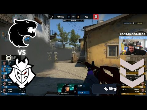 GAULES TRANSMITINDO FURIA VS G2 PGL Major Antwerp 2022 LEGENDS STAGE (INFERNO - MAPA 2 MD3)