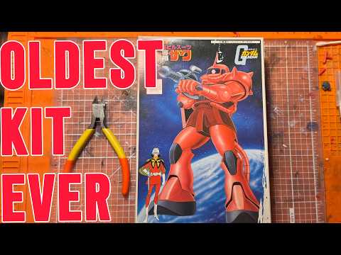 BUILDING ONE OF THE FIRST GUNPLA EVER MADE |1980 VINTAGE ZAKU