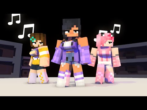 DISCO DISCO PARTY PARTY SUPER IDOL APHMAU MACNCHEESEP1Z AND KC - MINECRAFT ANIMATION #shorts