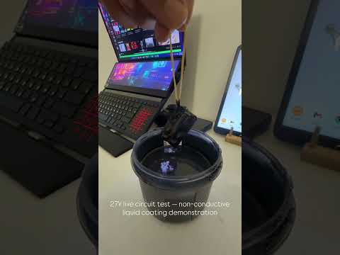 Liquid PCB Plastic Coating product test video thumbnail