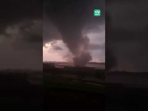 Tornado atinge três cidades e deixa feridos no Rio Grande do Sul #tornado #chuvas
