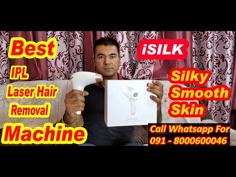 Isilk ipl laser hair removal handset - best results permanen...