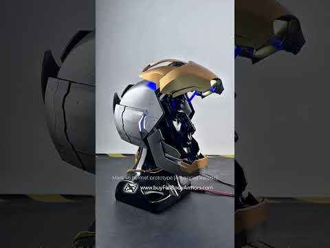 Featuring the new Iron Man Mark 46 motorized helmet built by our cutting-edge technology.