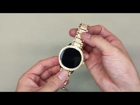 Model i58 1.32'' TFT Gold Diamond Smart Watch #fashion #ladieswatches #watch #shorts #amazon #smart